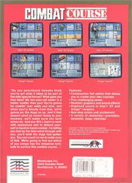 Box back cover for Action Service on the Commodore 64.